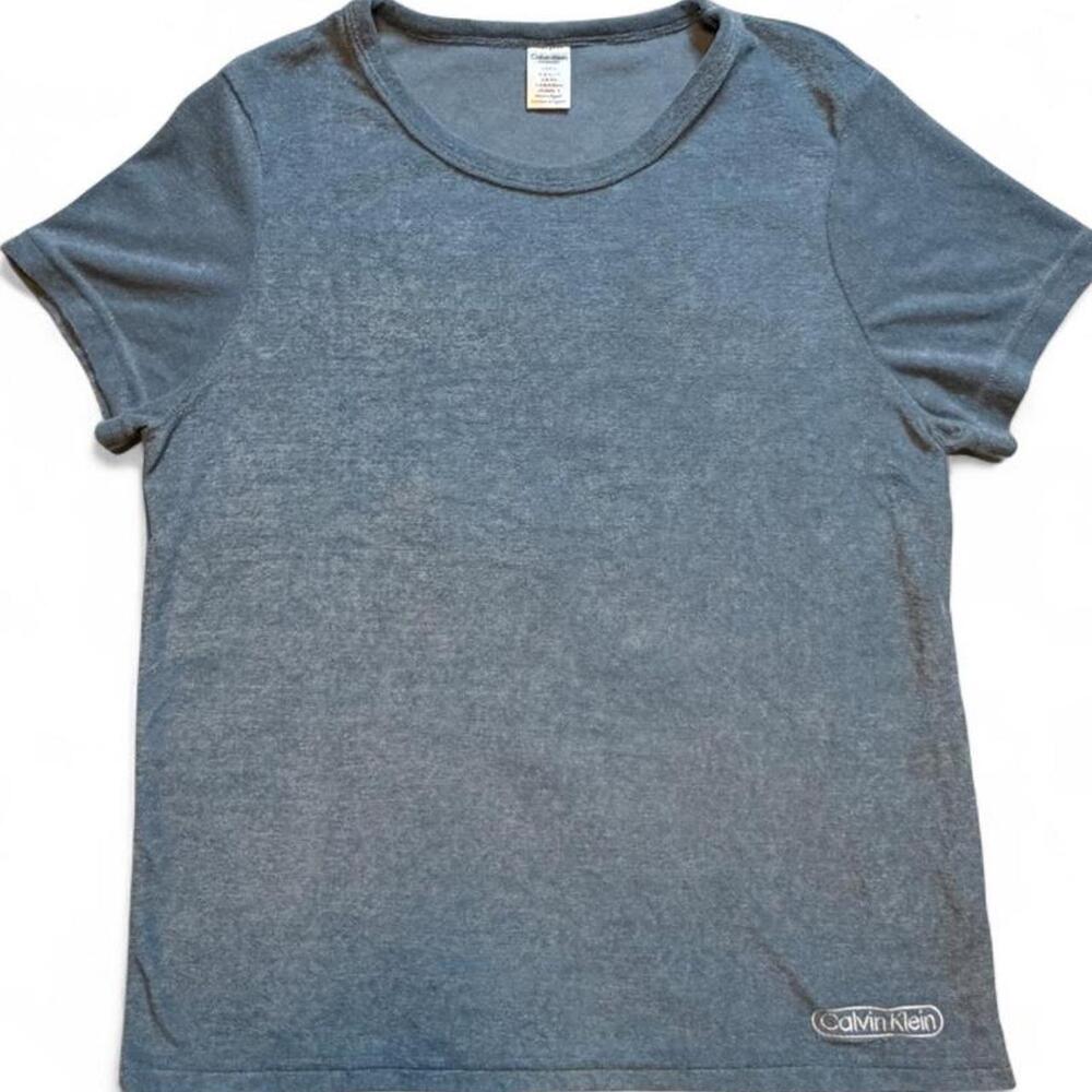 Calvin Klein Sleepwear blue soft top size small brand new without tags